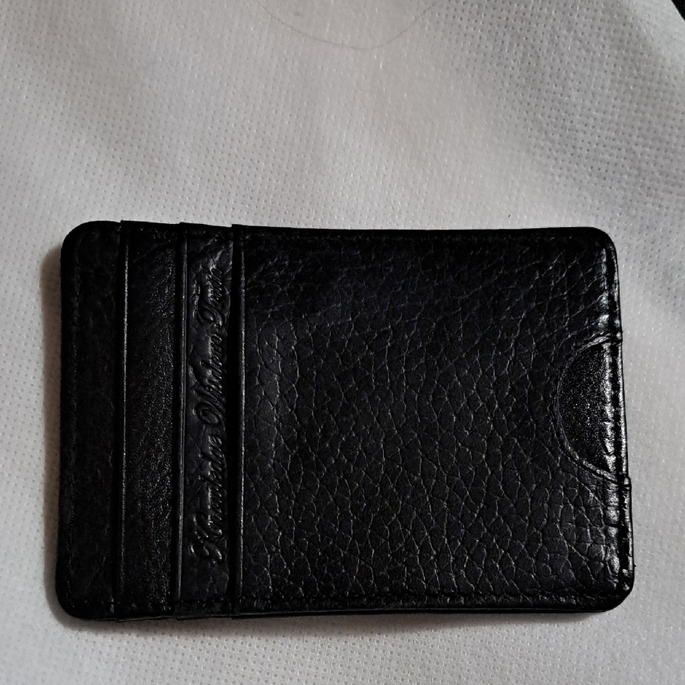 Robert Graham Black Leather Card Holder Mens Wallet. - Picture 3 of 8
